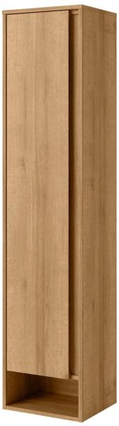 Fackelmann NATURA Hochschrank links, 38 cm breit, Braun hell