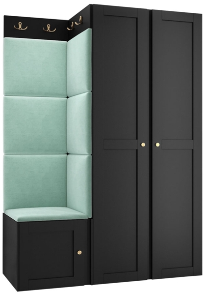 Garderoben-Set Rotuni XXIII (Farbe: Schwarz, Manila 11) Bild 1