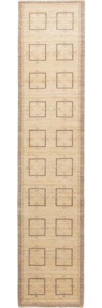 Morgenland Läufer Gabbeh - Loribaft Perser - 345 x 75 cm - beige