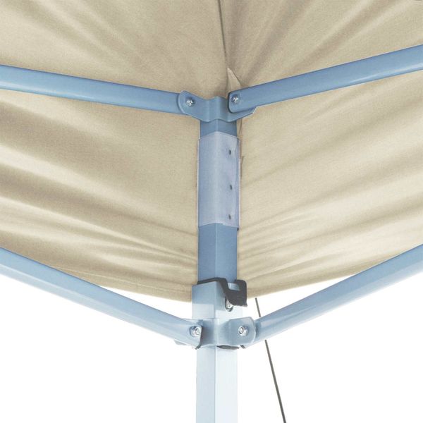 vidaXL Party-Zelt Creme 291 x 580 x 315 cm Oxford-Stoff 42023640 Bild 8