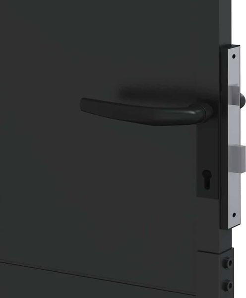 vidaXL Gartentor Schwarz 110 x 130 cm Pulverbeschichteter Stahl 42015910 Bild 7