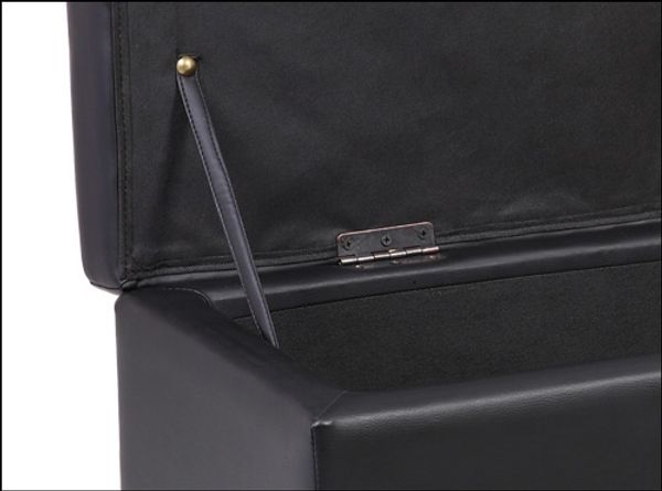 Corium Betthocker Schwarz Truhe Bank Bild 3