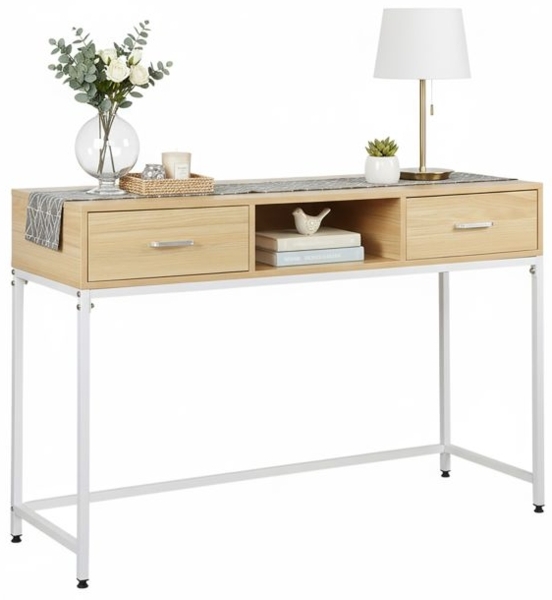 Konsolentisch 2 Schubladen offenes Fach 10051906_8131