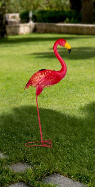 Ambia Garden Solarleuchte, Metall pink, 81 cm, mit Schalter