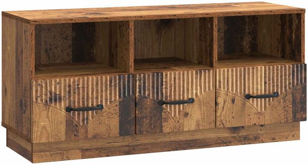 vidaXL TV-Schränk Altholz 102 x 34,5 x 47 cm Holzwerkstoff 895373