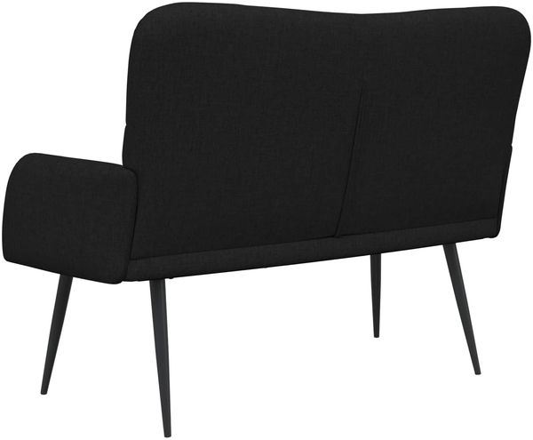 vidaXL 2-Sitzer Sofa Schwarz 115 x 61 x 87 cm Stoff 42028931 Bild 6
