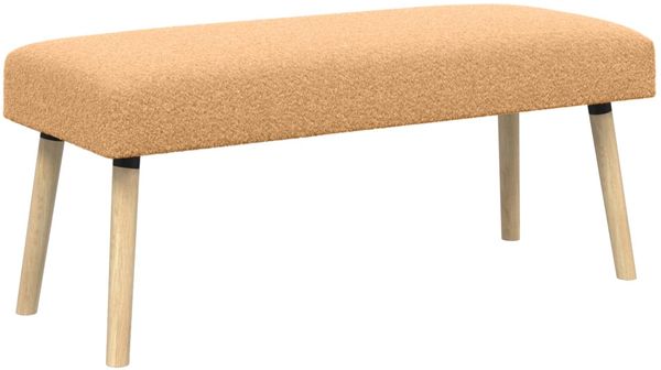vidaXL Bank Uni Beige 110 x 40 x 46 cm Bouclé 42038416