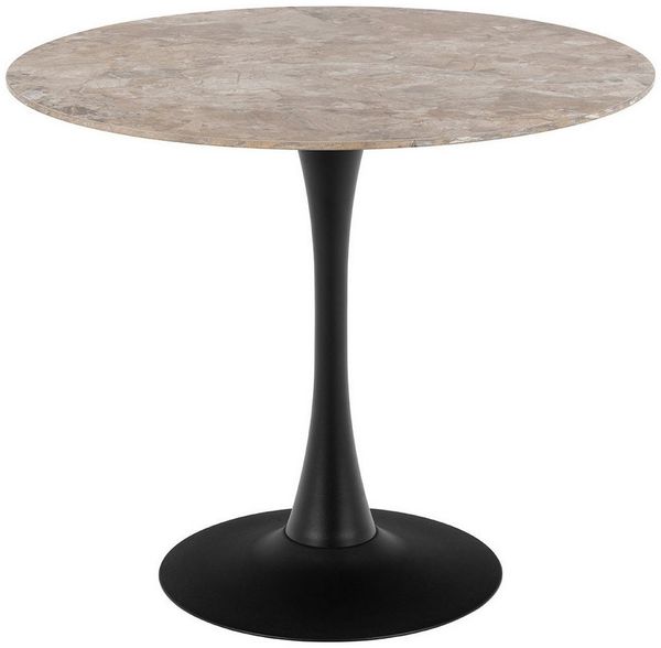 ebuy24 Esstisch Malta Esstisch 90x90cm Braun.