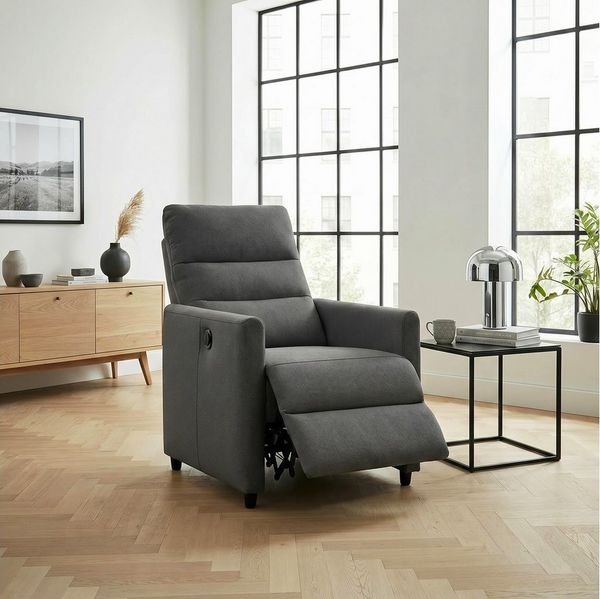 OTTO home Relaxsessel ANNICA, TV-Sessel mit elektrischer Relax- und Liegefunktion, Federkern-Polsterung, pflegeleichter Webstoff
