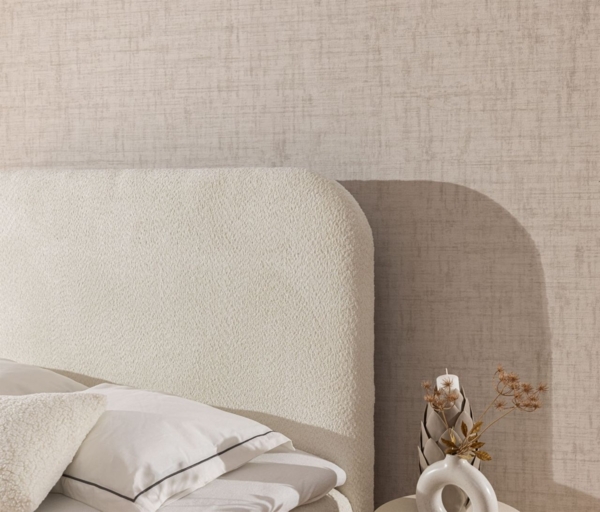 Boxspringbett Schlafzimmerbett AMADOR 160x220cm Stoff Coral Cognac Bild 5