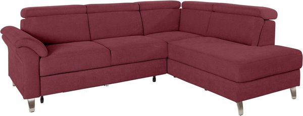 sit&more Ecksofa Arngast L-Form, inklusive Kopfteilverstellung und Federkern