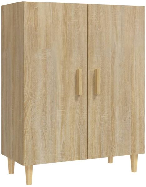 Sideboard, Kommode Sonoma-Eiche 70x34x90 cm Holzwerkstoff
