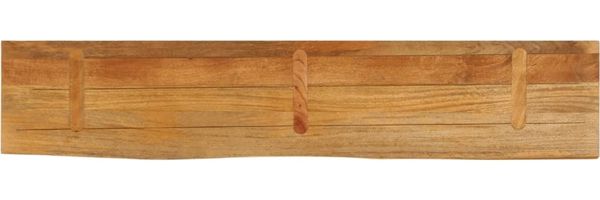 vidaXL Tischplatte mit Baumkante 180x30x3,8 cm Massivholz Mango 370581 Bild 5