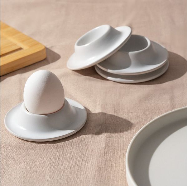 MiaMio Eierbecher MIAMIO Eierbecher 4er Set Weiß