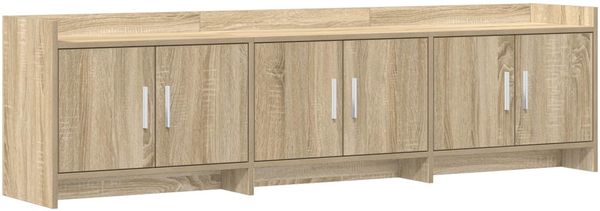 vidaXL TV-Schränk 168 x 33 x 47 cm Sonoma-Eiche Holzwerkstoff 8011205