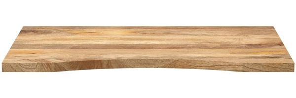 vidaXL Schreibtischplatte mit Aussparung 90x50x2,5 cm Massivholz Mango 370193 Bild 3