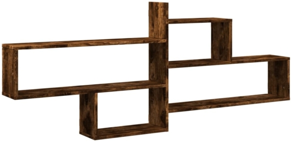 vidaXL Wandregal Räuchereiche 167,5x18x68 cm Holzwerkstoff 853321