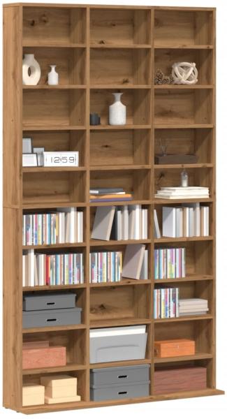 vidaXL CD-Regal Artisan-Eiche 102x23x177,5 cm Holzwerkstoff 855999