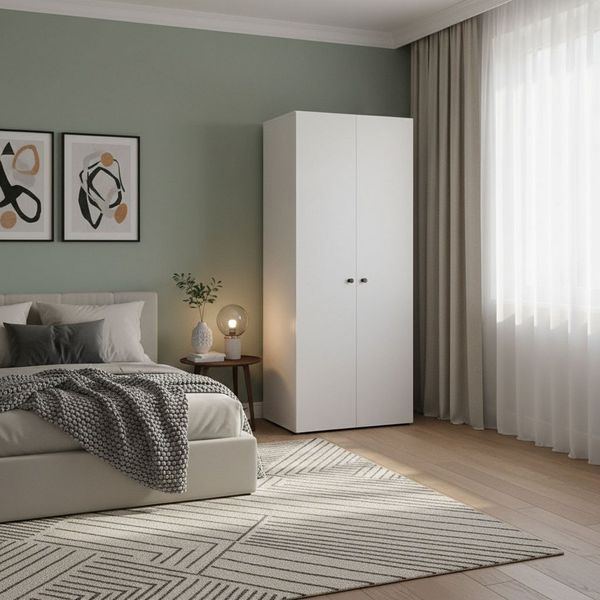 Schlafkontor Drehtürenschrank Base Kleiderschrank Joe Garderobe Hochschrank Wäscheschrank, Bega Schrank Schlafzimmer Bestseller