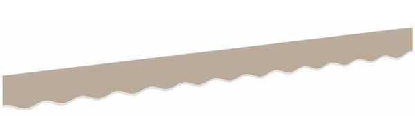 vidaXL Markisenschürzen-Ersatz Beige 3 m Polyester 42000758 Bild 2