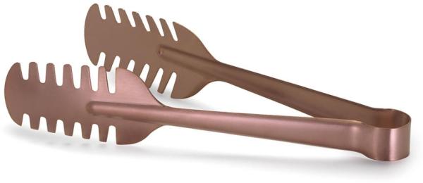 Comas Spaghettizange Elegant PVD Copper Satin, Pastagreifer, Zange, Edelstahl, satiniert, 24 cm, 6774