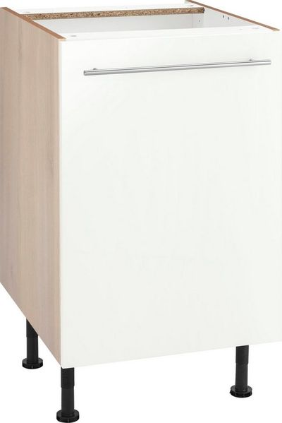 OPTIFIT Unterschrank Bern 50 cm breit, mit 1 Tür mit höhenverstellbaren Füßen, mit Metallgriff