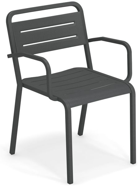 4er Set Urban Gartenstuhl grau