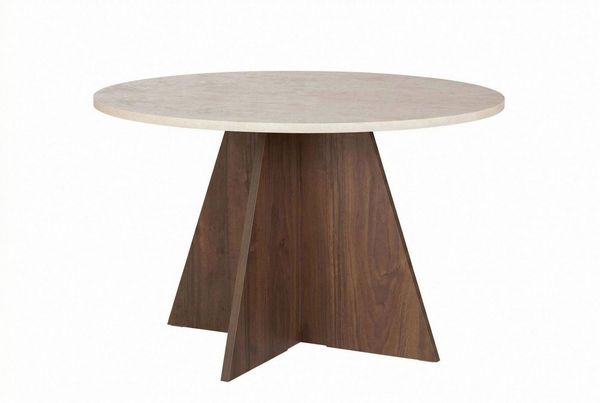 Skye Decor Esstisch Virella (1 Tisch), 120 x 120 cm 25 mm starke, melaminbeschichtete Tischplatte