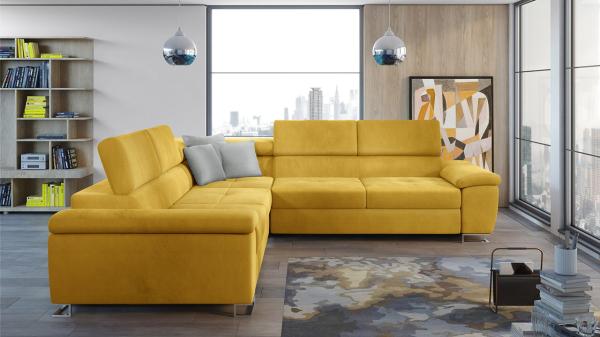 Ecksofa Cotere 2E2, Farbe: Magic Velvet 2234 + Magic Velvet 2234 + Magic Velvet 2217