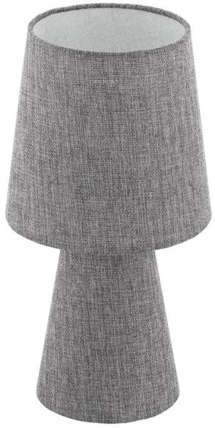 Eglo 97122 LED Tischleuchte CARPARA grau Ø17cm H:34cm
