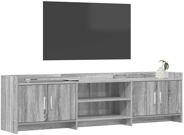 vidaXL TV-Schränk 168 x 33 x 47 cm Grau Sonoma Holzwerkstoff 8011184 Bild 2