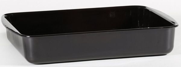 Karl Krüger Universal-Auflaufform emailliert schwarz, 36 cm