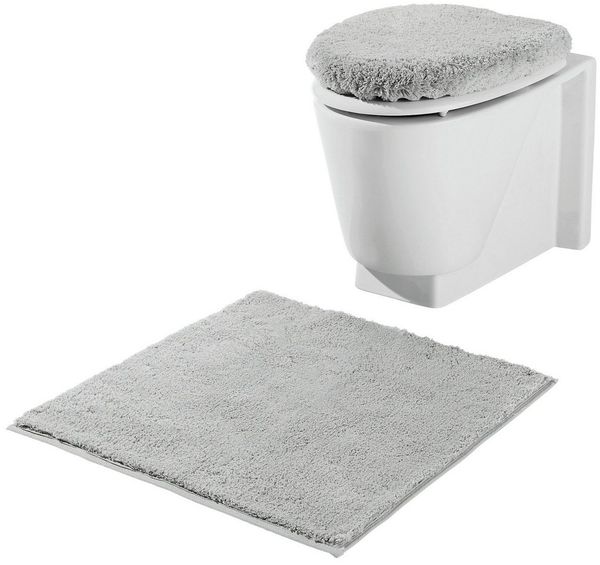 Erwin Müller Badematte WC-Vorlage "Ulm", Höhe 13 mm, eckig, Uni