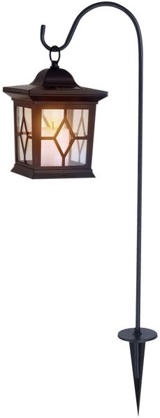Solarleuchte Garten Laterne schwarz Solarlampe Außen Leuchte Solar 33270