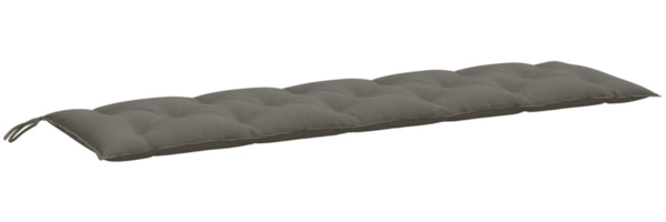 vidaXL Gartenbank-Auflage Melange Dunkelgrau 180x50x7 cm Stoff 4002565