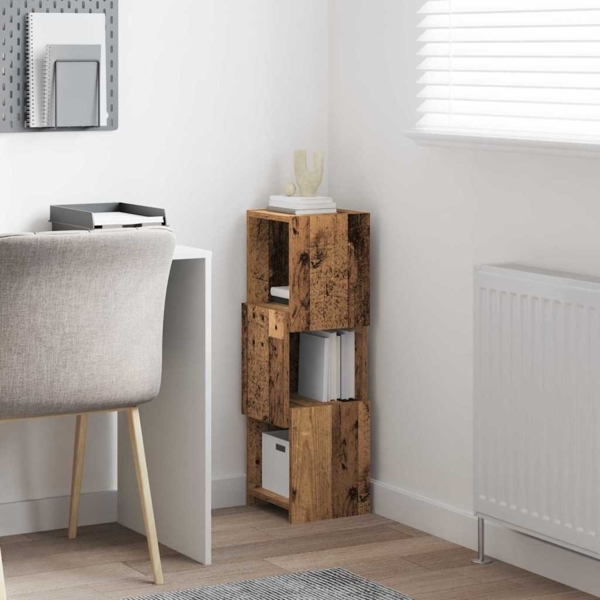 vidaXL Eckschrank Weiß 25,5 x 25 x 80 cm Holzwerkstoff 889819 Bild 3