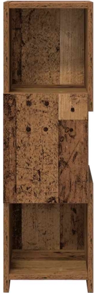 vidaXL Eckschrank Weiß 25,5 x 25 x 80 cm Holzwerkstoff 889819 Bild 5