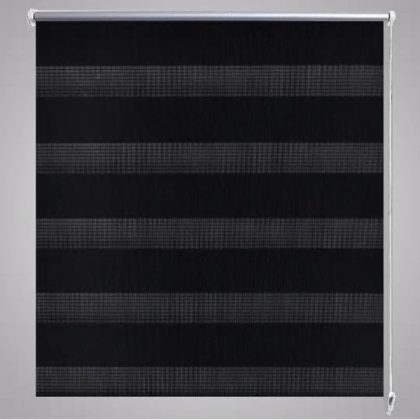 Doppelrollo 50 x 100 cm schwarz 240188 Bild 3