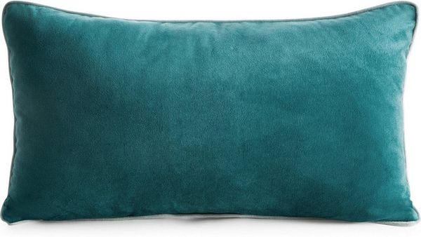 Eurofirany Kopfkissen Dekokissen, Sofakissen 30x50 cm Samt, Kopfkissen Nackenstützkissen besondes weich und elegant