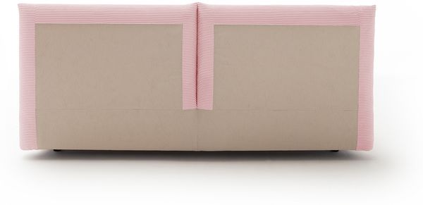 KAWOLA Bett HENRY Polsterbett Cord rosa 200x200cm Bild 8