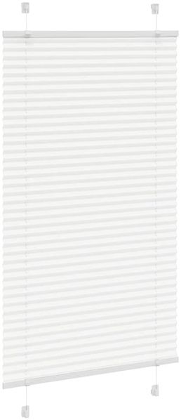 vidaXL Plissee Weiß 80x150 cm Stoffbreite 79,4 cm Polyester 4015496 Bild 3