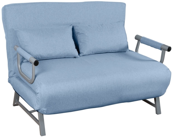 VCM Schlafsofa Kolino 918373 Blau H. 95 x B. 127 x T. 78 cm