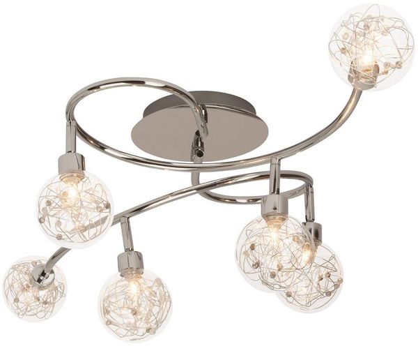 Brilliant Leuchten No. 00206-15 Deckenspot Joya 6-flammig G9 chrom
