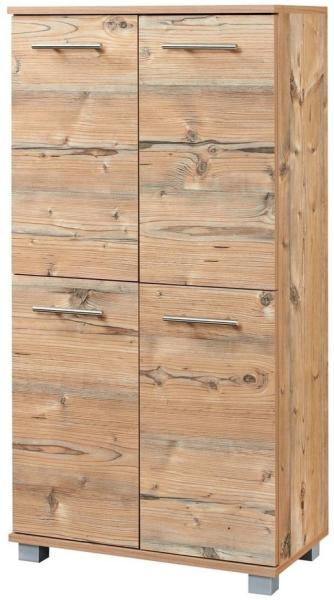 Schildmeyer Highboard 119940 Isola, 60x32. 5x117 cm, silberfichte Dekor