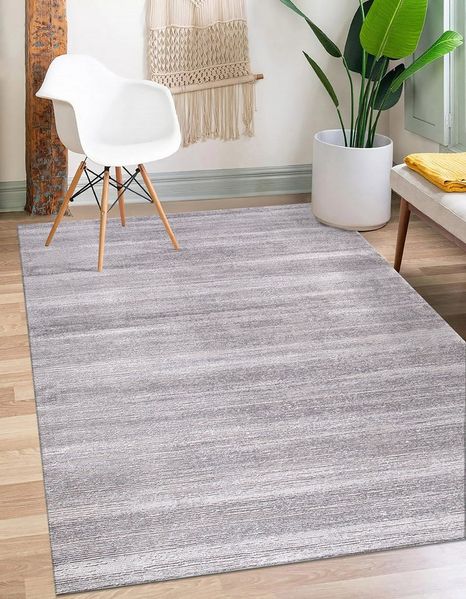 Carpetilla Designteppich Designer Wohnzimmer Carpetilla Kurzflor Imoza & Weicher Teppich Grau, Höhe: 10 mm, Wohnzimmer