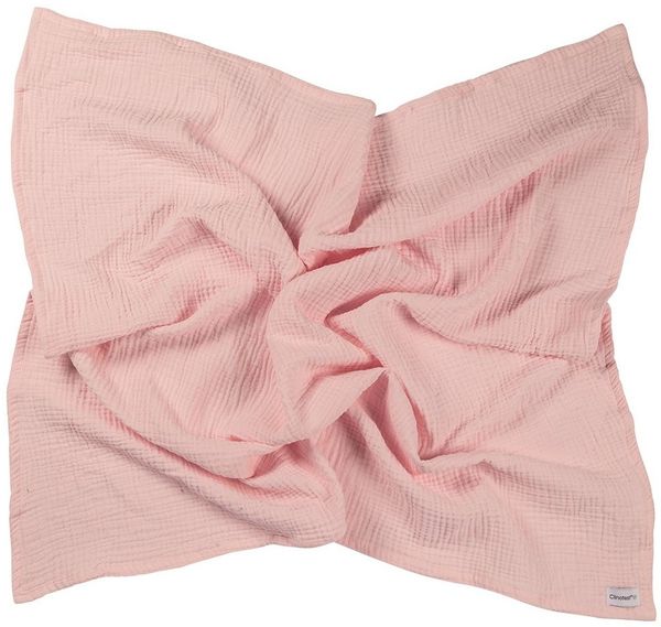Babydecke Musselintuch für Babys 80x80cm, 100% Musselin-Baumwolle, Clinotest, waschbare Mulltücher ohne Einlaufen - saugstarke Baby Spucktücher