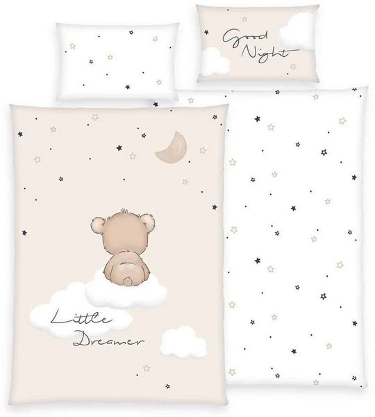 Baby Best Kinderbettwäsche – Little Dreamer - 100x135 cm + 40x60 cm, Renforcé, 100% Baumwolle