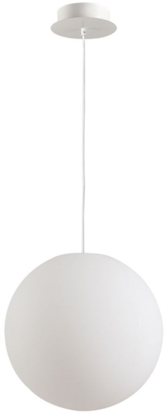s.luce Globe Hänge-Kugellampe für Innen & Außen IP54 Weiß Ø 30cm