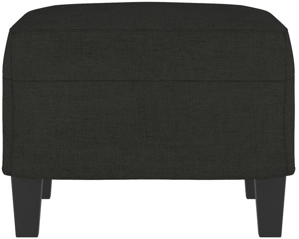 vidaXL Fußhocker Schwarz 60 x 50 x 41 cm Stoff [349331] Bild 4