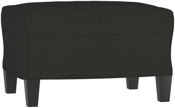 vidaXL Fußhocker Schwarz 60 x 50 x 41 cm Stoff [349331] Bild 2